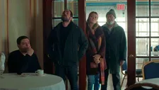 Soso (Giorgi Tabidze) with Lena (Nadia Mikhalkova) and Kakhi (Levan Tediashvili) confronts his gambling debt