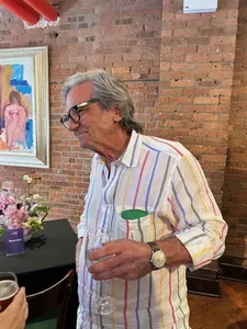 Meeting Griffin Dunne at the Tribeca Festival Lisboa event, hosted by Robert De Niro and Jane Rosenthal