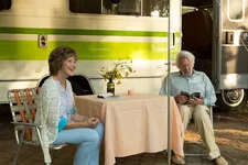 Ella (Helen Mirren) and John Spencer (Donald Sutherland): "He is living right now in the pages of the book he loved and taught his entire life."