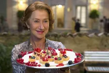 Bon appetit! Helen Mirren as she appears in The Hundred-Foot Journey.