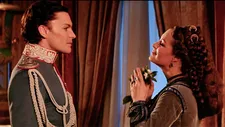 King Ludwig II (Helmut Berger) with Empress Elisabeth of Austria (Romy Schneider) in Luchino Visconti’s Ludwig