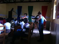 Filming in Gulu