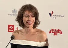 Clara McGregor at the Karlovy Vary press conference