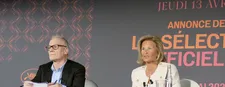 Cannes Film Festival director Thierry Frémaux with Iris Knobloch, the newly appointed President of the Festival