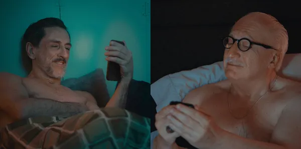 Old Guys In Bed
