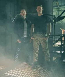 Auðunn Blöndal and Egill Einarsson as Bussi and Hörthur in Cop Secret