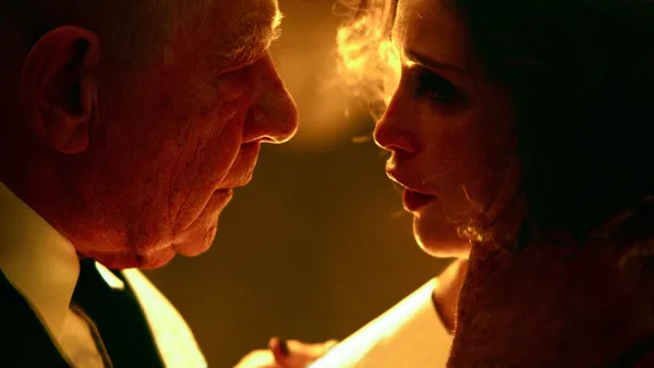 Ian McKellen and Gemma Arterton in The Critic