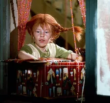Inger Nilsson as Pippi Longstocking in Olle Hellbom’s adaptation of Astrid Lindgren’s classic books