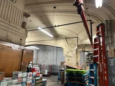 Inside the former Park Theatre