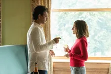 Robert (Irrfan Khan) with Agnes (Kelly Macdonald): "As the film goes on she starts to become slightly more grounded."