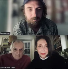 Jake Sumner with Ed Bahlman and Anne-Katrin Titze on The Clash at The Palladium: “David Johansen and Andy Warhol and obviously Ron and of course The Clash, Nico from Velvet Underground, like everyone was at that show.”