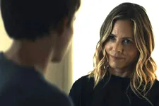 Franky (Josh Wiggins) with his mother Carly (Maria Bello, who is also an executive producer for Giant Little Ones)