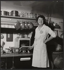 Julia Child at the Ecole Des Trois Gourmandes