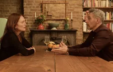 Julianne Moore and John Turturro in The Room Next Door
