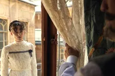 Wash Westmoreland shows Willy (Dominic West) containing Colette (Keira Knightley) by framing her