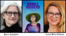 Rabble Rousers co-director Kelly Anderson with Laura Wolf-Powers at the Roosevelt House Public Policy Institute at Hunter College