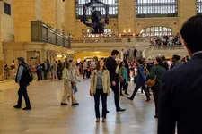 Kelly Macdonald as Agnes in Grand Central Terminal