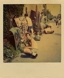 Malia Scharf on Kenny Scharf with Keith Haring: "He was and still is such an important part of Kenny and our lives."