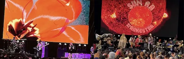 The dynamic Kim Gordon had the formidable Sun Ra and His Arkestra in support at the Subaru Music Series in the Capital One City Parks Foundation SummerStage concert in Central Park on June 13, 2024 (the New York stop of her Live Nation worldwide tour for The Collective).