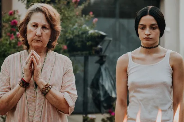 Luisa Merelas and Dolores Oliverio as Rita and Natalia. 'We saw 100 girls to play Natalia - and Dolores was the last one.'