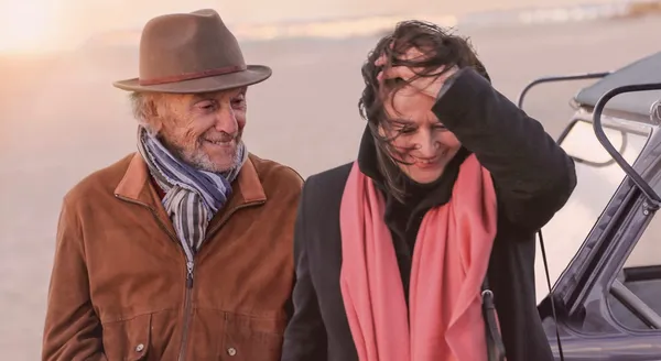 Jean-Louis Trintignant and Anouk Aimée in The Best Years Of A Life