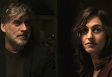 Michael Feldmann (Lior Ashkenazi) with his wife Dafna (Sarah Adler): "His numbers are even. He can be four, six or eight. And she is odd."