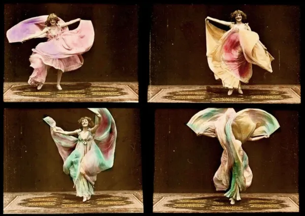 Marcel Dzama on Loïe Fuller in Sabine Krayenbühl and Zeva Oelbaum’s Obsessed With Light: ”She really was the beginning of the past looking to the future.”