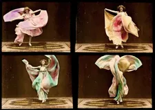 Zeva Oelbaum on Loïe Fuller: ‘All of the Serpentine Dances are original colouring. What we feel, what we think, is that her colours of her performances inspired the earliest filmmakers to hand colour ..’