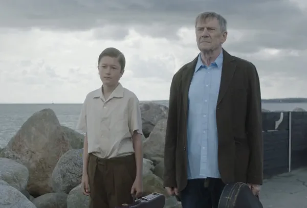 Louis Næss-Schmidt and Jesper Christensen in Nicolaj Kopernikus’s Oscar-shortlisted Live Action Short Film Stenofonen