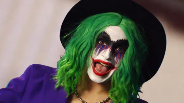 Vera Drew as Joker the Harlequin in The People's Joker.