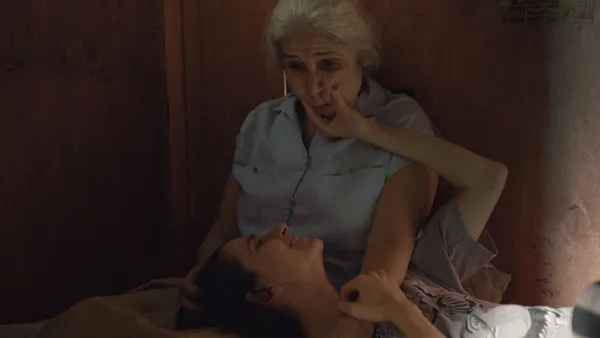 Joana (Carol Duarte) and Lily (Juliana Carneiro da Cunha) in Malu. Pedro Freire: 'Just to give one small example, when Lily says that she has won a contest on making faces and she does a really silly face - that's improvisation, the improvisation in rehearsal, so I brought that to the script'