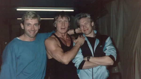 Cliff and pals in Mancunian Man