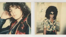 Marc Bolan with Gloria Jones, the parents of Rolan Bolan