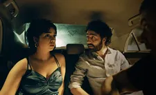 Mariam (Mariam Al Ferjani) with Youssef (Ghanem Zrelli) seeking help