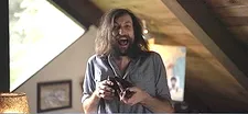 Matt ‘Ugly’ McGlade as the Writer in Skin Kligman: “It’s not a documentary, it’s a docudrama, kind of. So this fictional character is based on a few inmates and the author.”