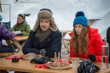 Marc (Melvil Poupaud) and Margaux (Agathe Bonitzer): "It capsizes when they're at the ski mountain."