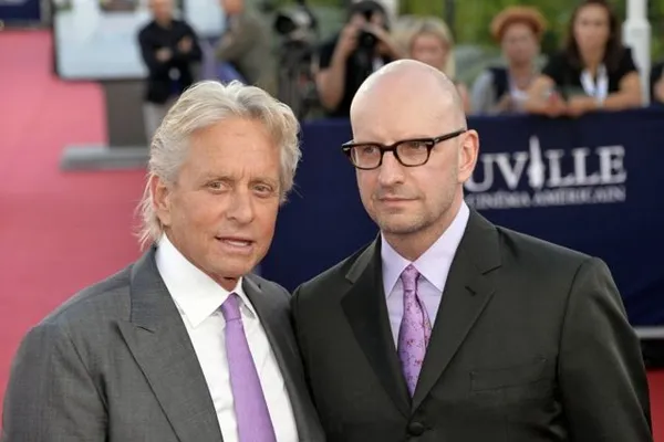 Happy days and nights in Deauville for Michael Douglas and Steven Soderberg. 