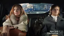 Michelle Pfeiffer and Lucas Hedges in French Exit