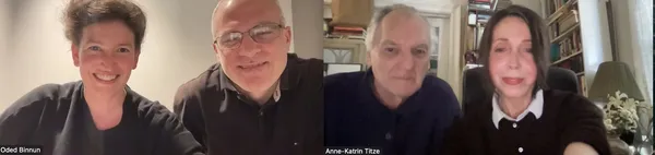 Dead Language directors Mihal Brezis and Oded Binnun with music producer/99 Records founder Ed Bahlman and Anne-Katrin Titze on Depeche Mode’s Enjoy the Silence: “We couldn't imagine any other song there.”