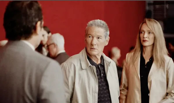 Richard Gere and Uma Thurman in Paul Schrader’s Oh, Canada. Gere said: 'When actors look at their films you see your face and your energy at that particular time'