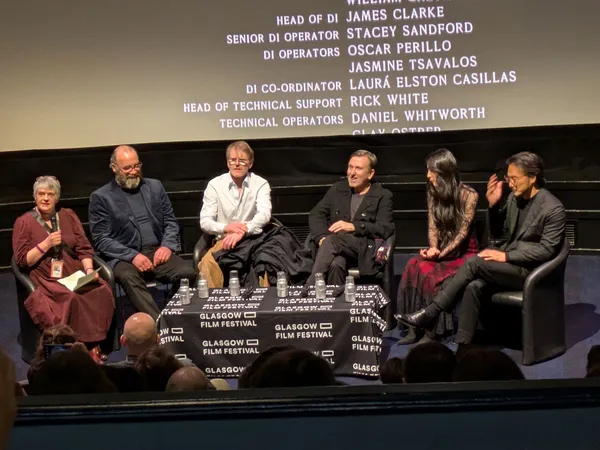 From left, Allison Gardner, Rory McCann, John Maclean, Tim Roth, Kôki, Takehiro Hira