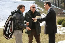 Paolo Virzì (centre) on the set with Fabrizio Bentivoglio and Fabrizio Gifuni: "I think there is no innocence in this story. There are lots of victims."