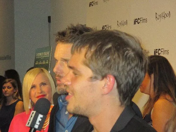 Patricia Arquette with Ethan Hawke and Ellar Coltrane: "you lose contact with those people and then you can never find them again."