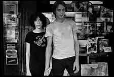Patti Smith with Tom Verlaine in 1975