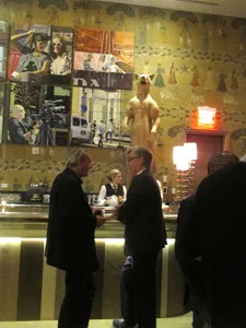 Paul Auster with Wim Wenders at The Whitby Hotel reception for ‪Pope Francis: A Man of His Word‬