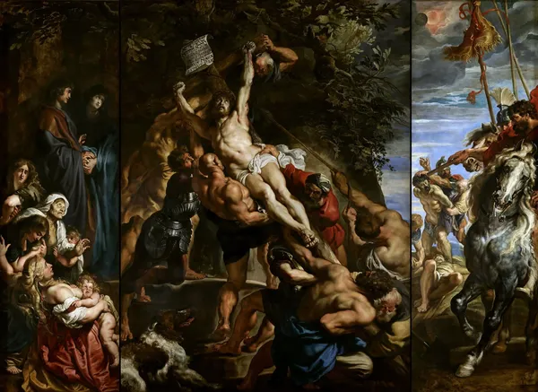 Peter Paul Rubens' Raising Of The Cross