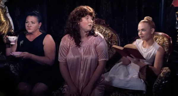 Brooklyn Woods, Lauren Kitchen and Harley Madison in The Cramps: A Period Piece