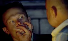 Joseph Marti (Piotr Trojan) is disparaged by Tobler (Andrzej Konopka)