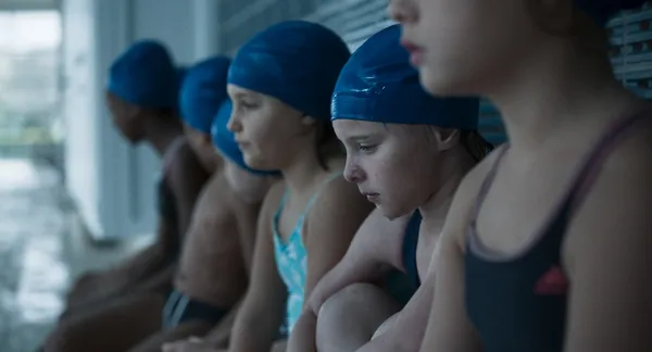 Maya Vanderbeque, second left, as Nora in Playground