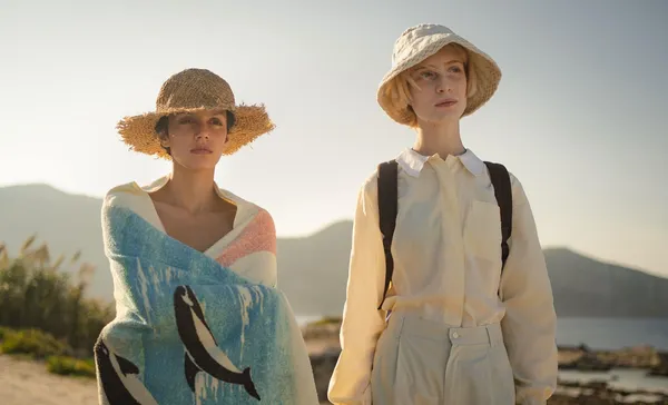Noée Abita as Irène and Maria Camilla Brandenburg as Clara in My Summer With Irène. Carlo Sironi: 'From the very beginning, we felt that an island was perfect. It feels like you leave all your worries behind but you are also in a place that you cannot escape'